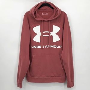 Men's UA Rival Fleece Big Logo Hoodie Size Medium
